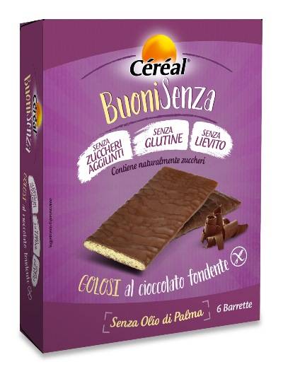 Cereal Buoni Senza Golosi al Cioccolato Fondente 6 x 17 g