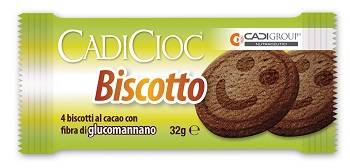 Cadigroup Cadicioc Biscotto al Cacao Dietetico Senza Glutine 4 pezzi
