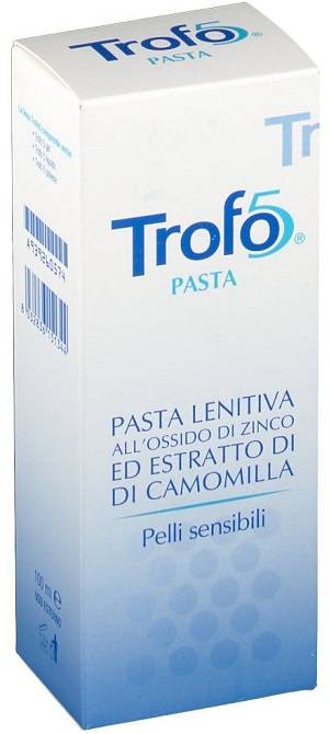 Trofo 5 Pasta Lenitiva all'Ossido di Zinco 100 ml