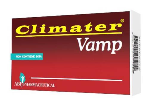 Climater Vamp Integratore per menopausa e ciclo mestruale 20 Compresse