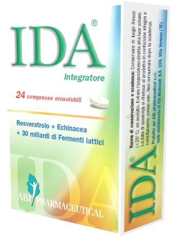 IDA Integratore di Fermenti Lattici Vivi 24 Compresse Orosolubili Divisibili