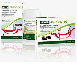 Nova Argentia Carbone Vegetale Integratore per il benessere intestinale 120 Compresse