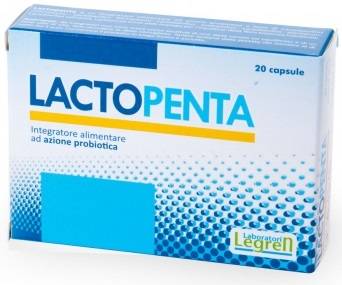 Lactopenta Integratore per la flora intestinale 20 Capsule