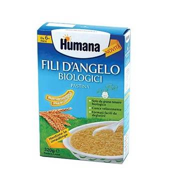 Humana Fili D'Angelo Pastina Biologica 320 g