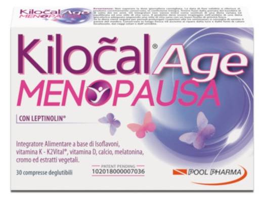 Kilocal Age Menopausa Integratore contro i disturbi della menopausa 30 Compresse