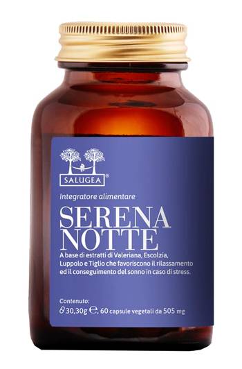 Salugea Serena Notte Integratore per favorire il sonno 60 Capsule