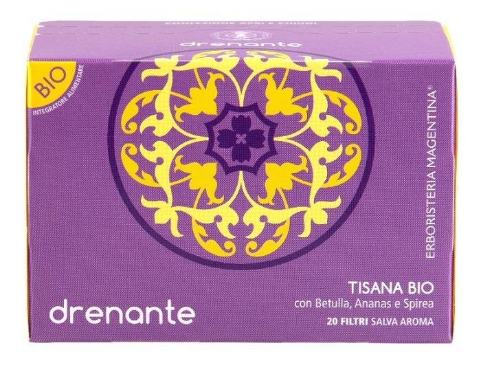 Erboristeria Magentina Tisana drenante bio 20 Filtri