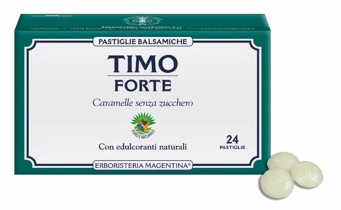 Erboristeria Magentina Timo Forte Pastiglie balsamiche 24 Pezzi