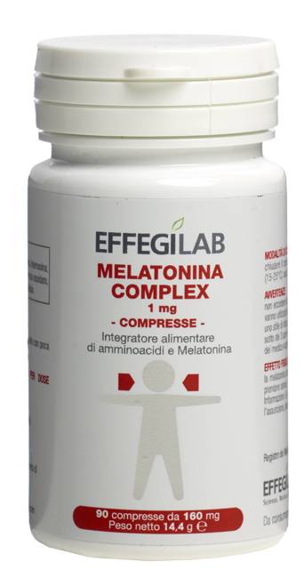 Melatonina Complex 1 mg Integratore per il sonno 90 Compresse