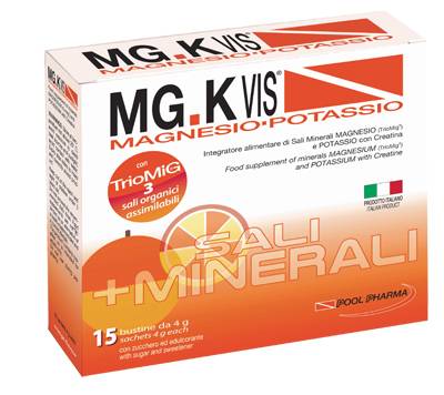 MGK Vis Orange Integratore di Magnesio e Potassio 15 Bustine