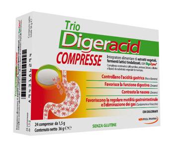 Pool Pharma Trio Digeracid Integratore di Fermenti Lattici 20 Compresse