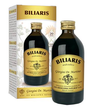 Dr Giorgini Biliaris Liquido analcolico per la funzione epatica 200 ml