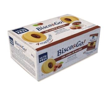 Nutri Free Bisco&Go Biscotti con Crema di Nocciole 4 x 40g