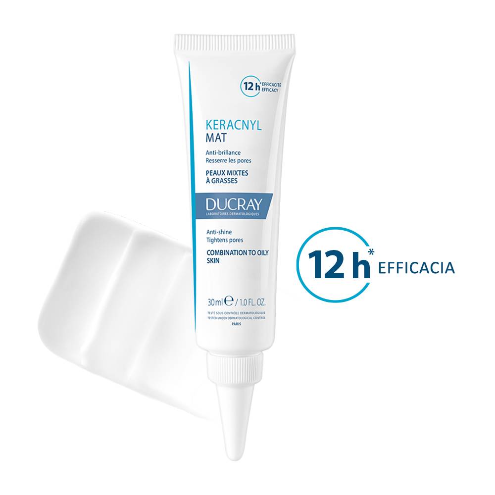Ducray Keracnyl Mat Gel - Crema Anti - Lucido Pelle Mista e Grassa 30 ml
