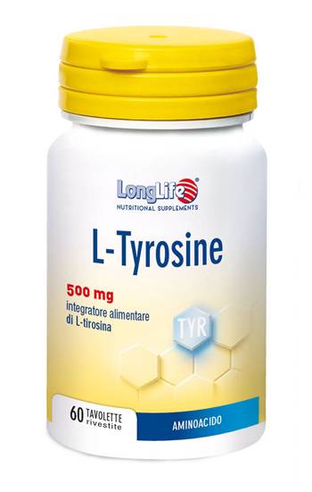 Longlife L - Tyrosine Integratore Aminoacido non Essenziale 60 tavolette