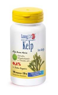 LongLife Kelp 150 mg Integratore per funzione tiroidea 180 Compresse
