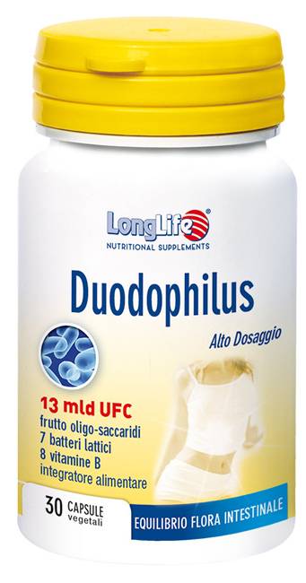 Longlife Duo Dophilus Integratore per il benessere intestinale 30 capsule vegetali