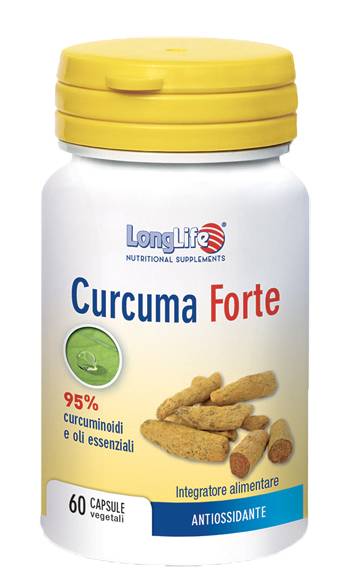 Longlife Curcuma Forte Integratore antiossidante 60 Capsule Vegetali