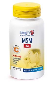 Longlife MSM Plus per il benessere di pelle e cartilagini 60 Tavolette