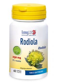 Longlife Rodiola 250 MG Integratore contro Stanchezza 60 capsule vegetali