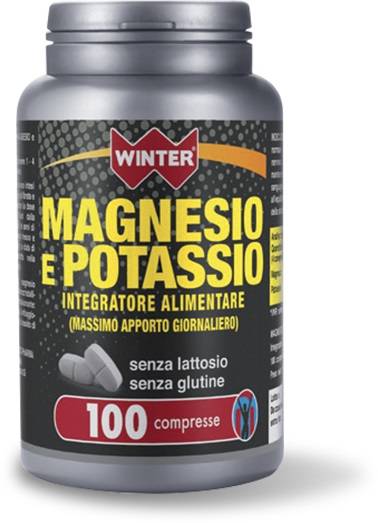 Winter Magnesio e Potassio Integratore Contro Stanchezza 100 Compresse