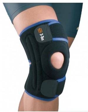 Orione 4119 Ginocchiera apribile a doppia chiusura Nera Unica