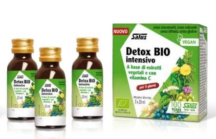 Salus Detox Bio Intensivo Integratore Depurativo e Drenante 3x20ml