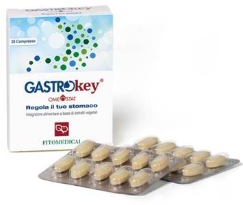 Fitomedical Gastrokey Integratore contro Acidità e Reflusso 30 compresse