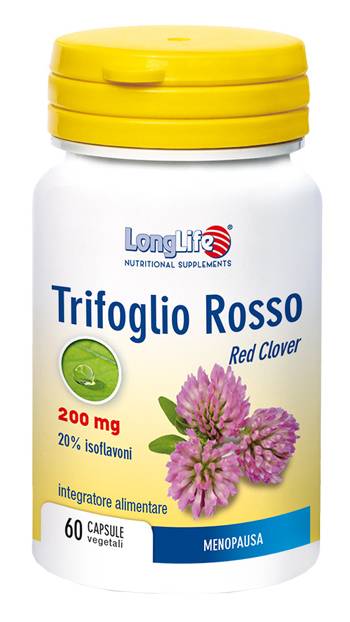 Longlife Trifoglio Rosso 200 mg Integratore per il benessere cutaneo 60 Capsule