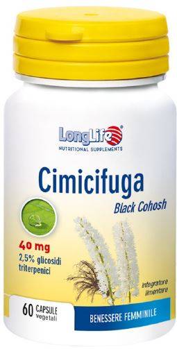 Longlife Cimicifuga 40 mg per la funzione articolare 60 Capsule