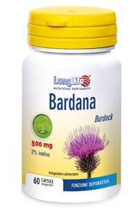 Longlife Bardana 500 mg Integratore Drenante 60 Capsule Vegetali
