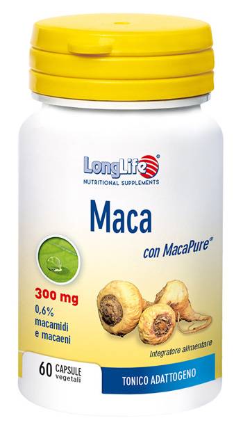 Longlife Maca Integratore contro stanchezza fisica e mentale 60 Capsule