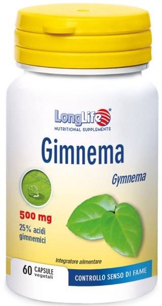 Longlife Gimnema Integratore per controllo senso fame 60 Capsule Vegetali