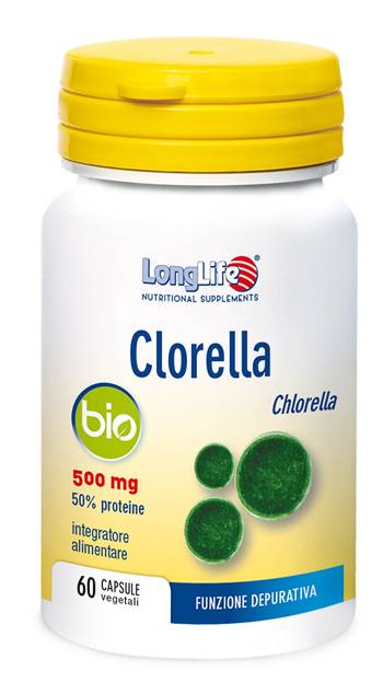 Longlife Clorella Bio Integratore Depurativo 60 capsule