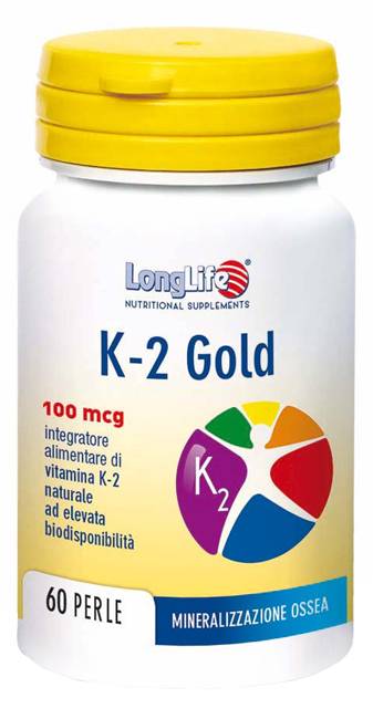 Longlife K - 2 Gold Integratore Vitamina K 60 perle