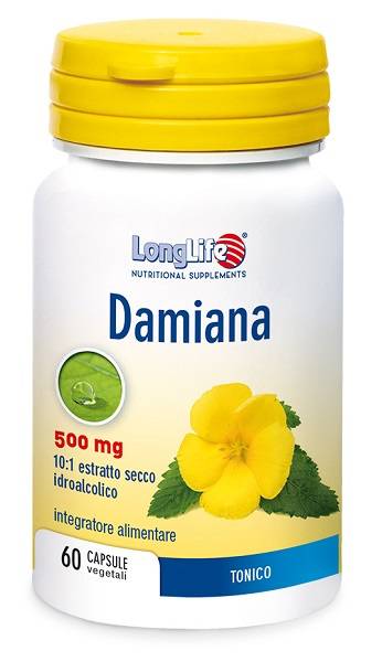 Longlife Damiana Contro Stanchezza Fisica e Mentale 60 capsule