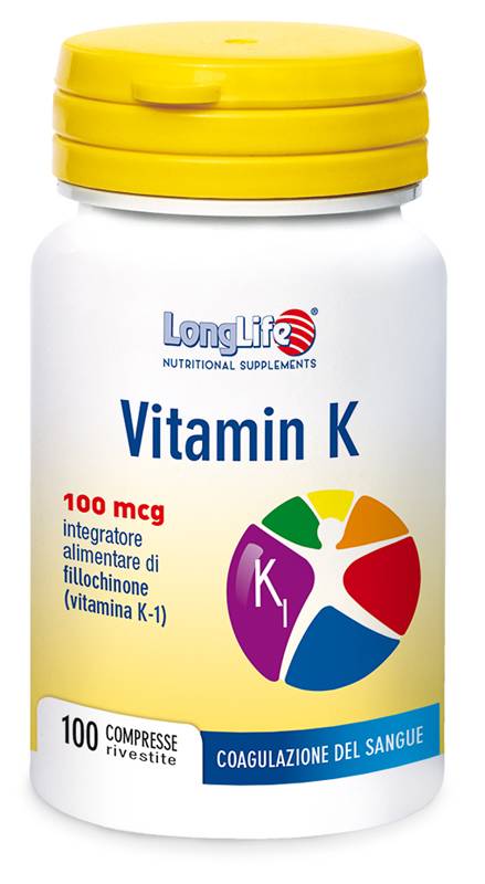 Longlife Vitamin K 100 MCG 100 compresse