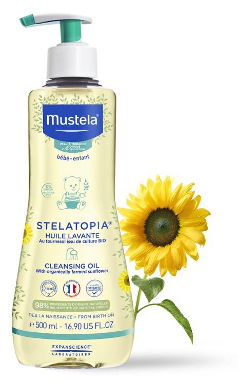 Mustela Stelatopia Olio Bagno Detergente 500 ml