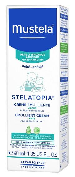 Mustela Stelatopia Crema Emolliente Viso 40 ml