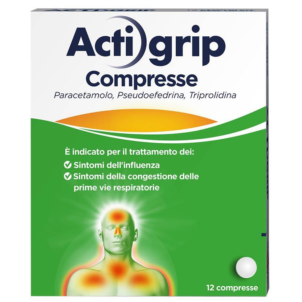Actigrip Compresse 12 compresse