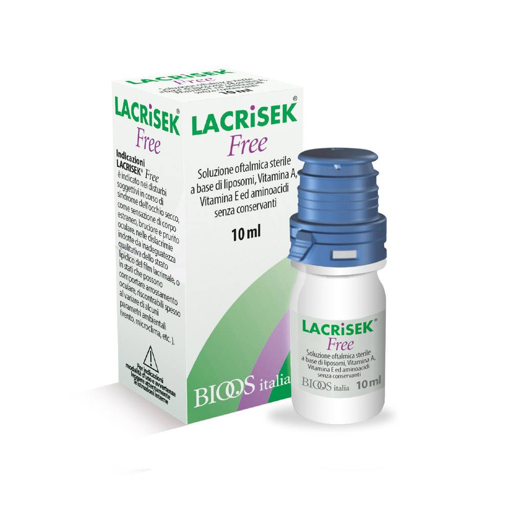 Lacrisek Free Soluzione oftalmica senza conservanti 10 ml