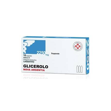 Nova Argentia Glicerolo Adulti 2250 mg 18 supposte