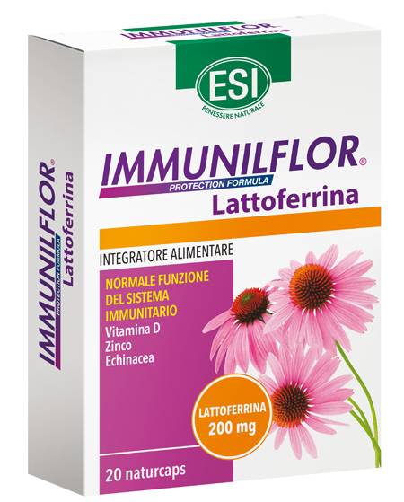 Esi Immunilflor Lattoferrina Integratore di Lattoferrina 20 naturcaps