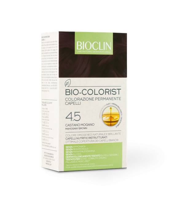 Bioclin Bio Colorist Kit Trattamento Colorante 4.5 Castano Mogano