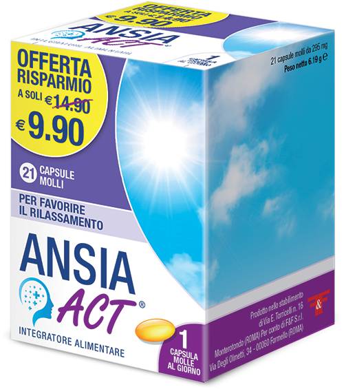 Linea Act Ansia Act Favorisce il Relax 21 capsule molli