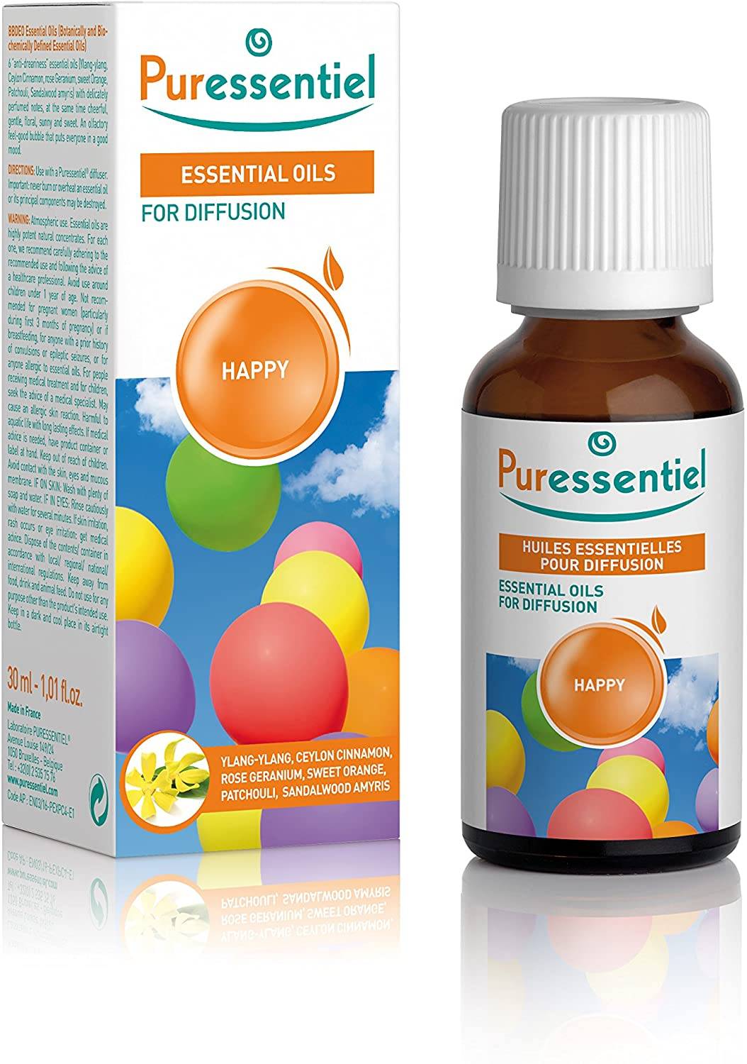 Puressentiel Oli Essenziali per Diffusione Happy 30 ml