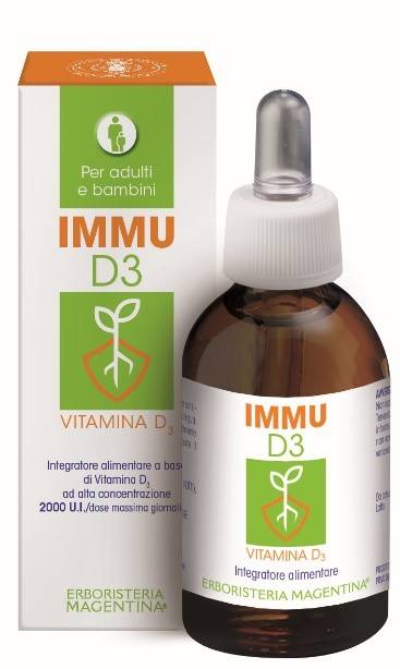 Erboristeria Magentina Immu D3 Integratore di Vitamina D3 25 ml