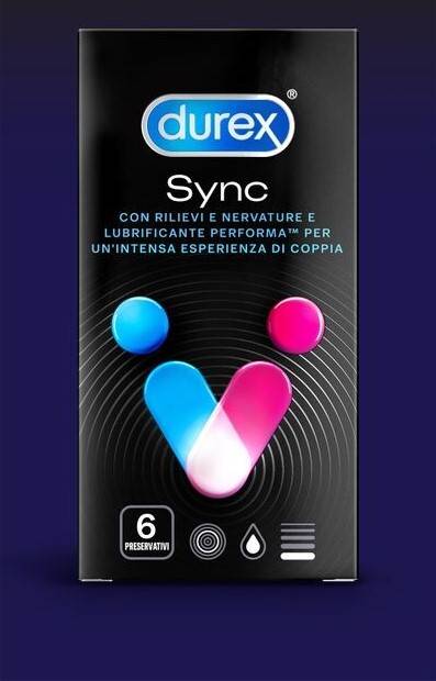 Durex Preservativi Sync 6 pezzi