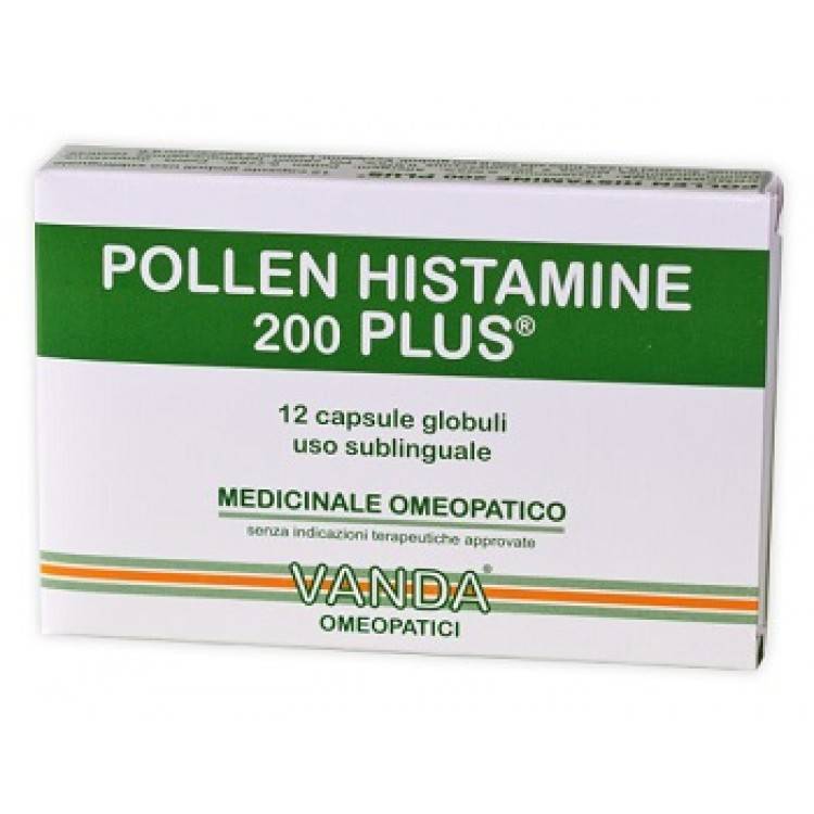 POLLEN HISTAMINE 200 PLUS 12 CAPSULE VANDA