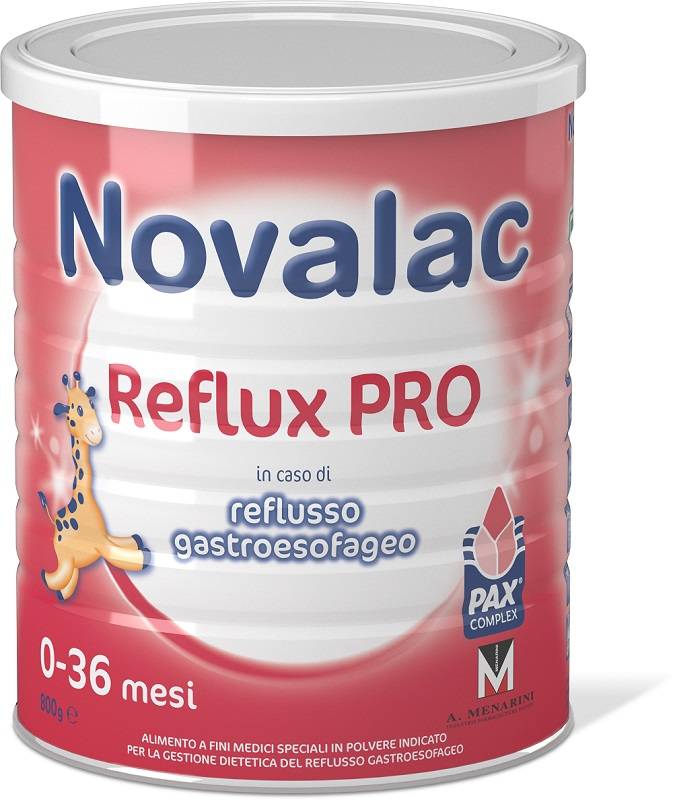 Novalac Reflux Pro Alimento in Polvere Contro il Reflusso Gastroesofageo dei Neonati 800 g